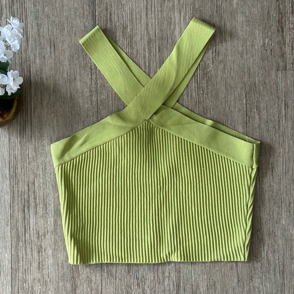 Debut Knit Criss Cross Halter